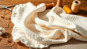 Ontdek ongebleekt katoen met een zachte textuur en rijke nuances, perfect voor creatief naaien.