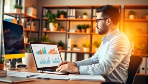 Streamlined Monthly Accounting Services showcased in a professional workspace with organized financial documents.